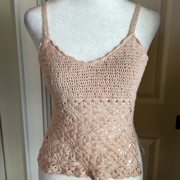 Crochet tank top fro Charlotte Russe. Size small. - Picture 2 of 6